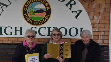Mim Loomes, Fran French and Jennifer Wythes want your help in putting together the last 50 years of history in relation to public education in Canowindra. Photo Cara Kemp