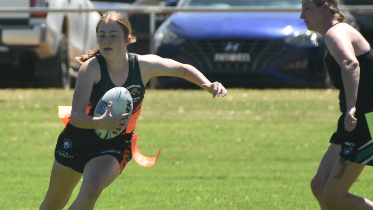 Amy Harrison was a standout for the Tigresses with three tries.