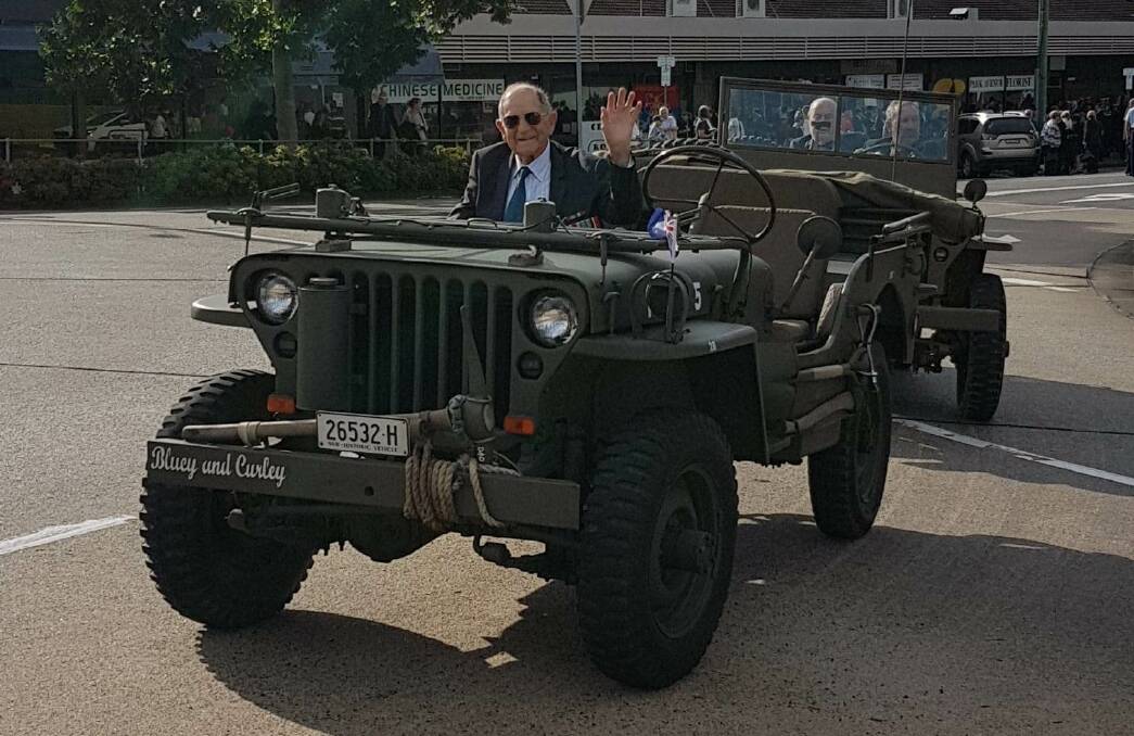 William Maker was still taking part in the Anzac Day march in his 90s. Picture supplied